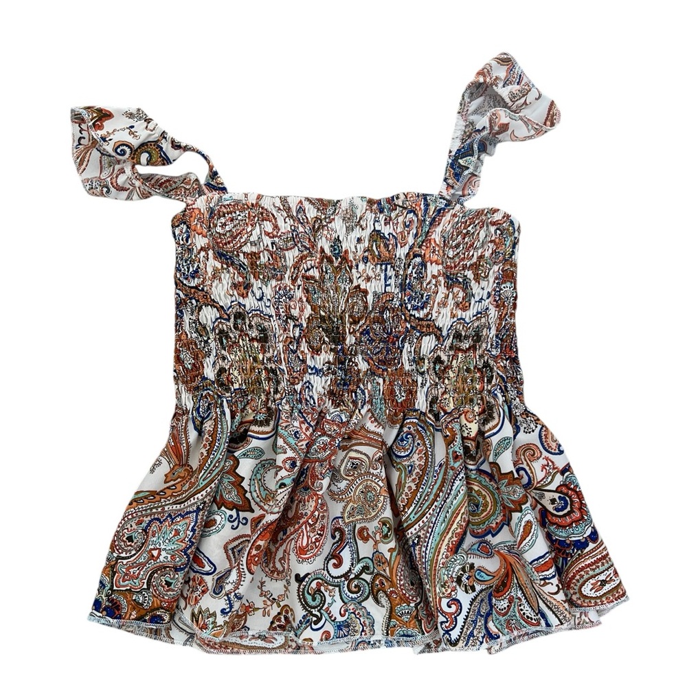 Paisley Boho Top